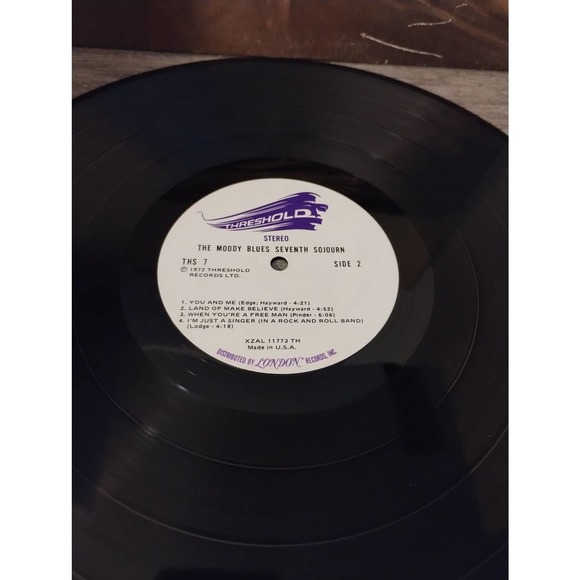 The Moody Blues Seventh Sojourn Gatefold LP Vinyl Album 1972 THS7 Threshold - Picture 3 of 5